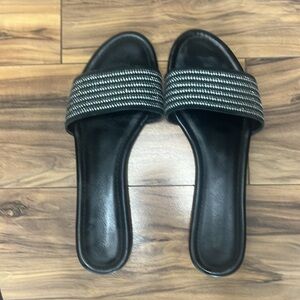 ALDO - Womens Rhinestone Embellished Slip On Sandal